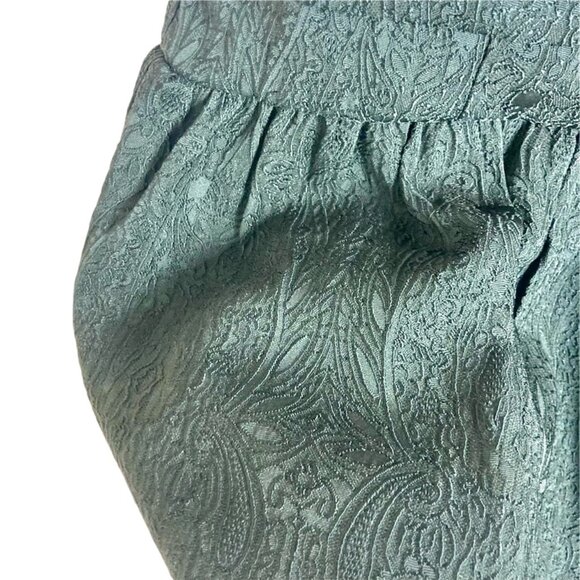 Zara W&B Collection Brocade Mini Dress Medium Goth - Picture 4 of 7